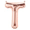 Buy Balloons Rose Gold Letter T Foil Balloon, 34 Inches sold at Party Expert