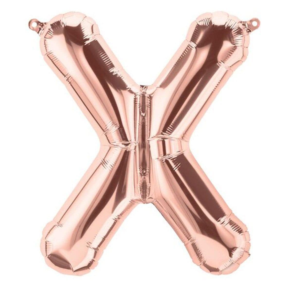 Buy Balloons Rose Gold Letter X Foil Balloon, 34 Inches sold at Party Expert
