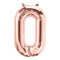 Buy Balloons Rose Gold Numebr 0 Foil Balloon, 34 Inches sold at Party Expert