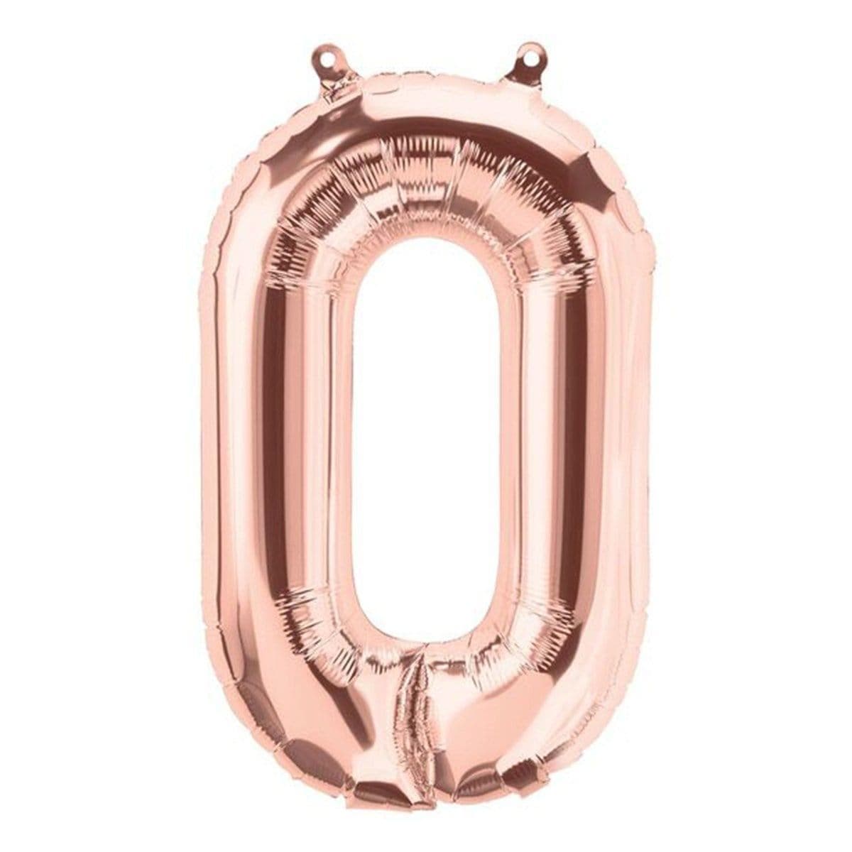 Buy Balloons Rose Gold Numebr 0 Foil Balloon, 34 Inches sold at Party Expert