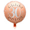 LE GROUPE BLC INTL INC Balloons Rose Gold Trendy Age 30th Birthday Foil Balloon, 18 Inches, 1 Count 3660380077848