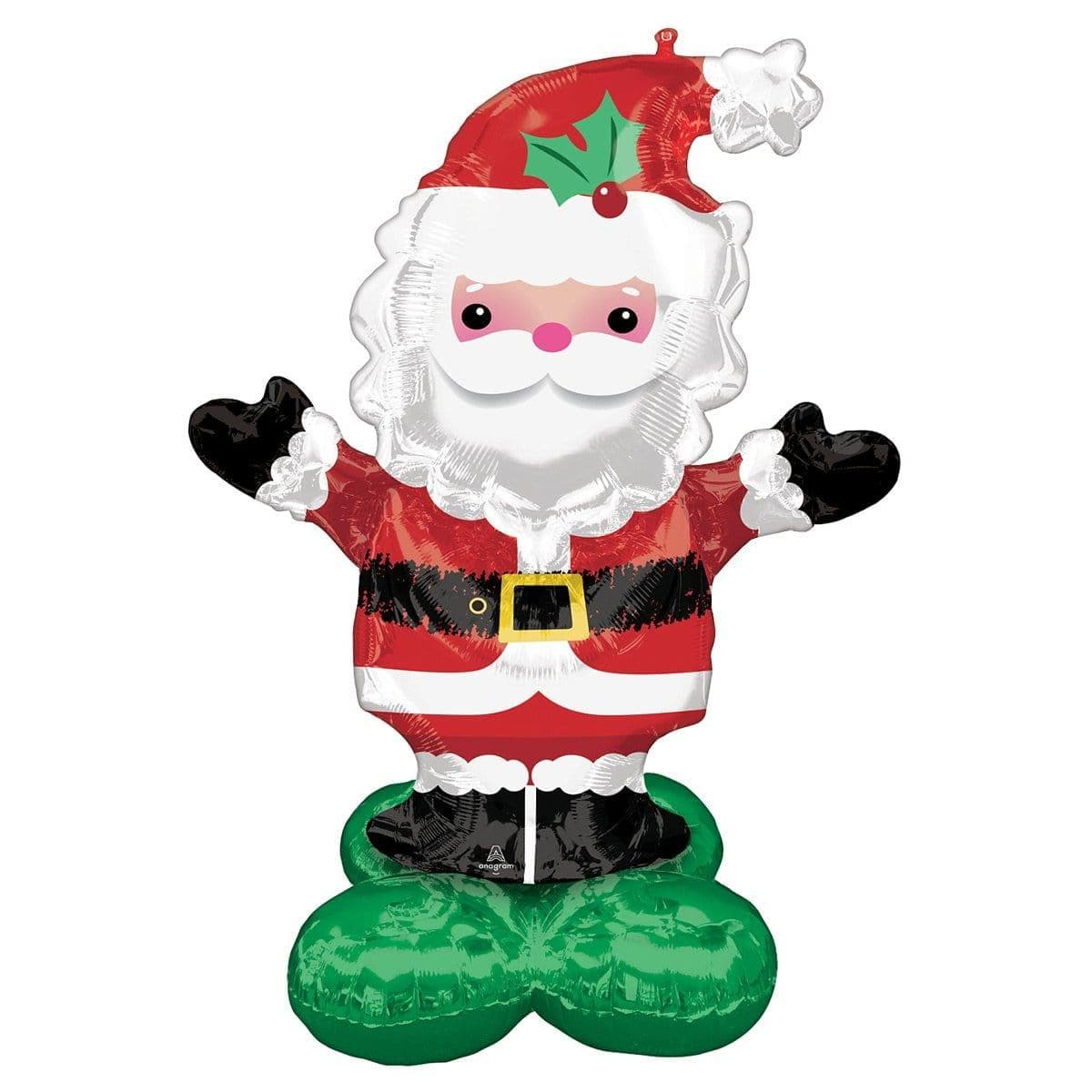 Buy Balloons Santa Airloonz Standing Foil Air-Filled Balloon sold at Party Expert