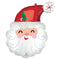 Buy Balloons Santa Head Supershape Balloon sold at Party Expert