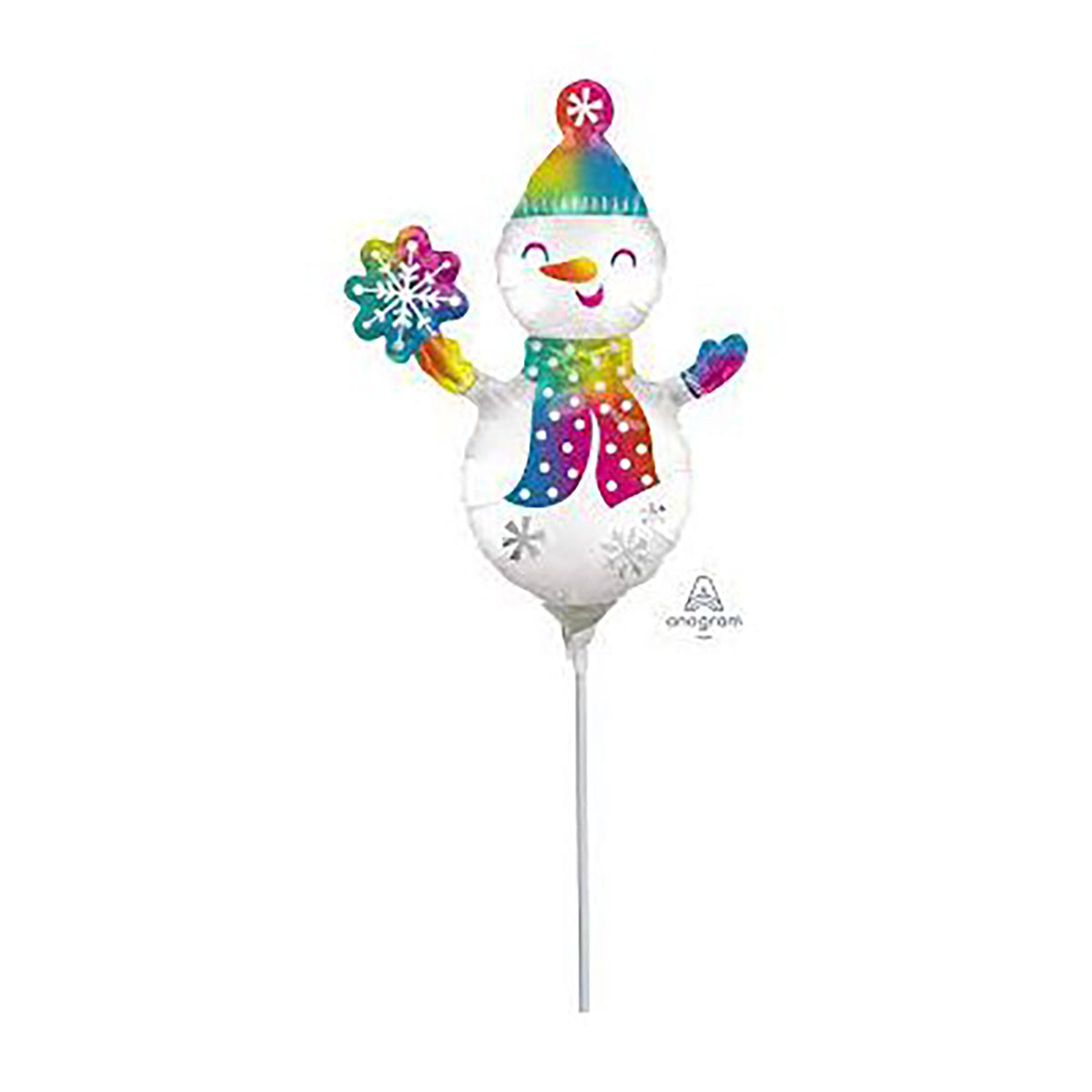 LE GROUPE BLC INTL INC Balloons Satin Infused Snowman Air Filled Balloon, 14 Inches 026635420556