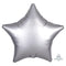 Buy Balloons Silver Star Shape Foil Balloon, 18 Inches sold at Party Expert