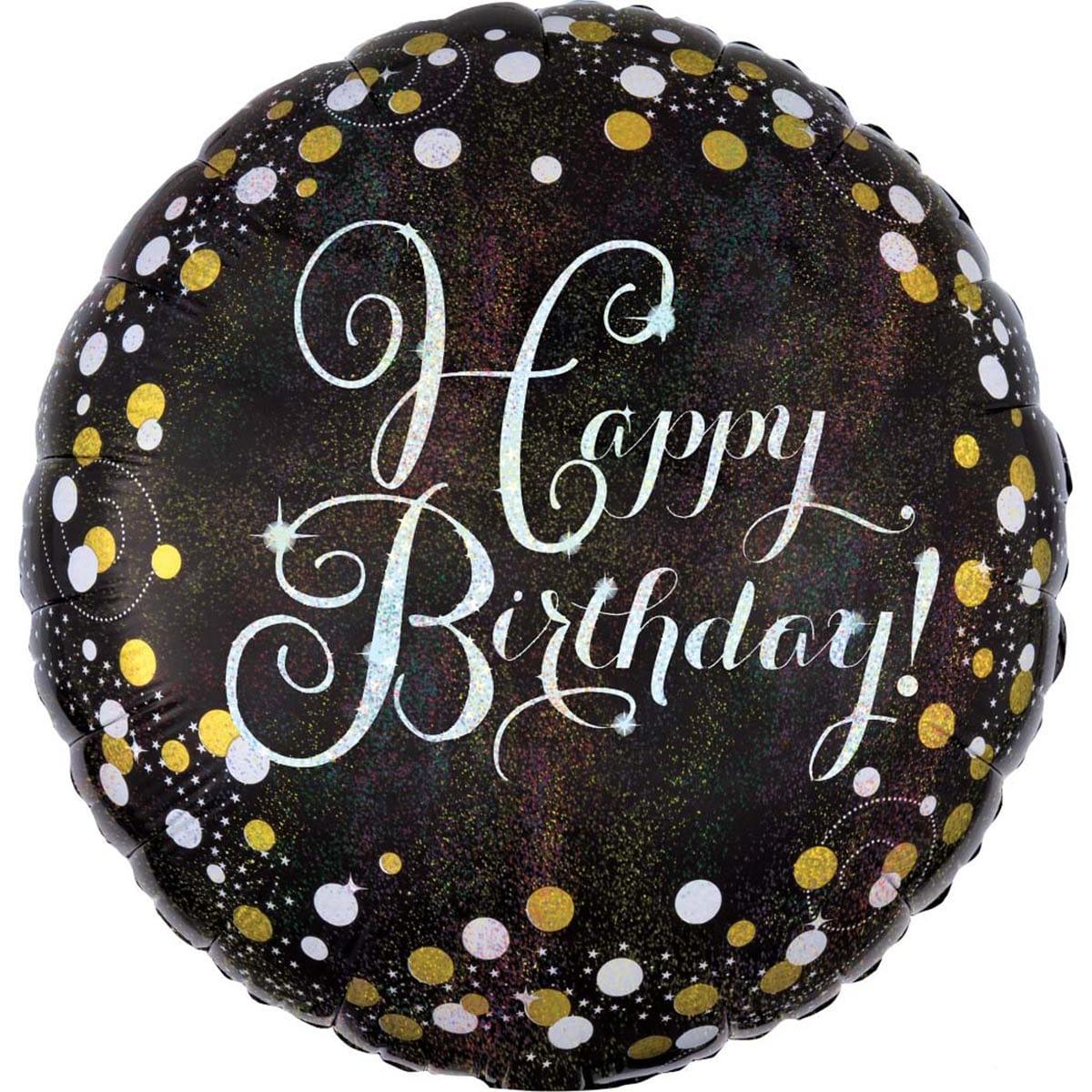 Buy Balloons Sparkling Birthday Foil Balloon, 18 Inches sold at Party Expert