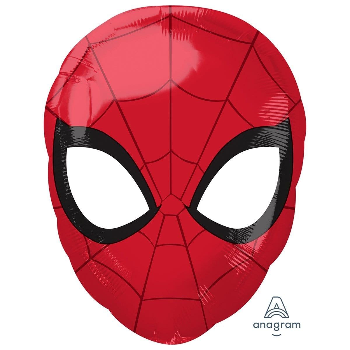Buy Balloons Spider-Man Head Foil Balloon, 18 Inches sold at Party Expert