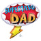 LE GROUPE BLC INTL INC Balloons "Superhero Dad" Supershape Foil Balloon, 27 in
