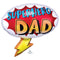 LE GROUPE BLC INTL INC Balloons "Superhero Dad" Supershape Foil Balloon, 27 in