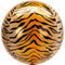 LE GROUPE BLC INTL INC Balloons Tiger Print Orbz Balloon, 15 in