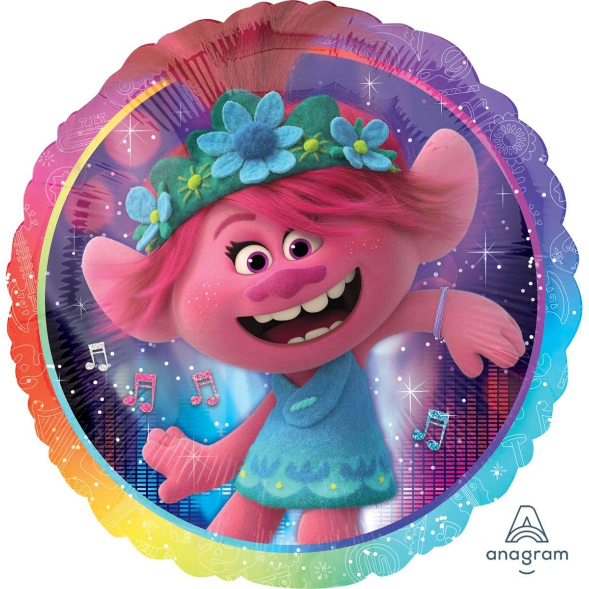 Buy Balloons Trolls World Tour Foil Balloon, 18 Inches sold at Party Expert