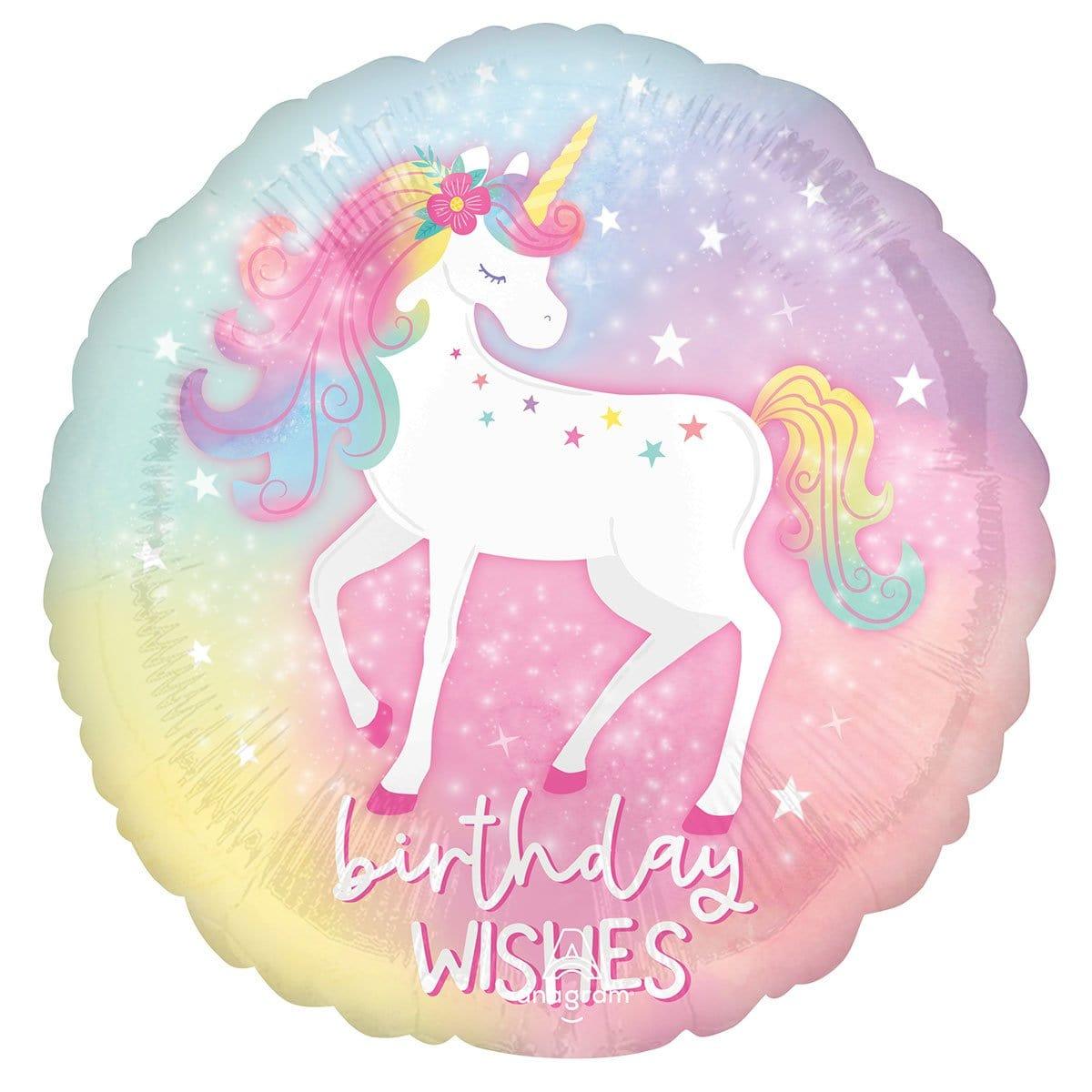 Buy Balloons Unicorn Foil Balloon, 18 Inches sold at Party Expert