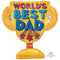 Buy Balloons World’s Best Dad Supershape Balloon sold at Party Expert