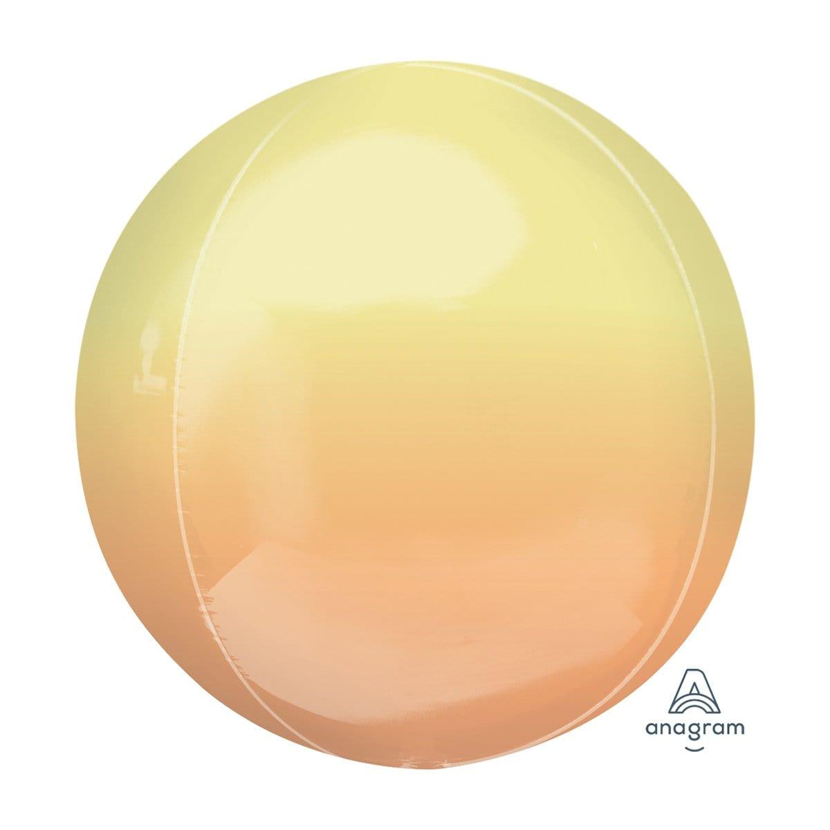 Buy Balloons Yellow and Orange Ombré Orbz Balloon sold at Party Expert