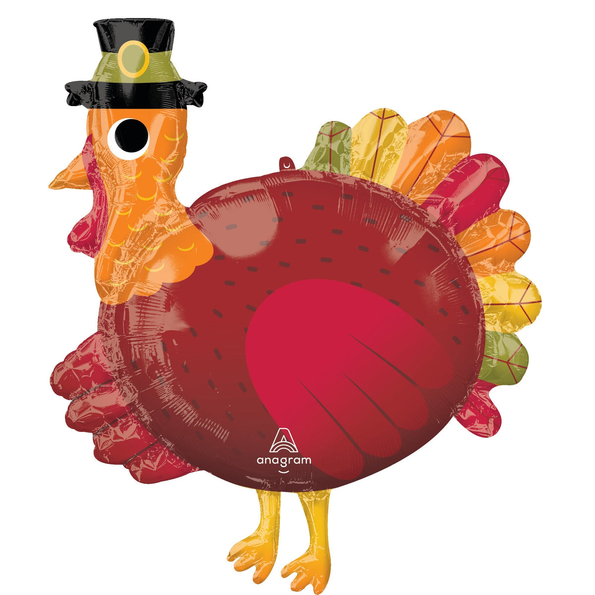 LE GROUPE BLC INTL INC Thanksgiving Thanksgiving Pilgrim Turkey Supershape Foil Balloon 026635448383