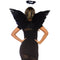 LEG AVENUE/SKU DISTRIBUTORS INC Costume Accessories Black Angel Accessory Kit for Adults 714718392318