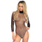 Buy Costume Accessories Black fishnet bodysuit for women sold at Party Expert