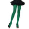 Buy Costume Accessories Black & green striped nylon tights for women sold at Party Expert