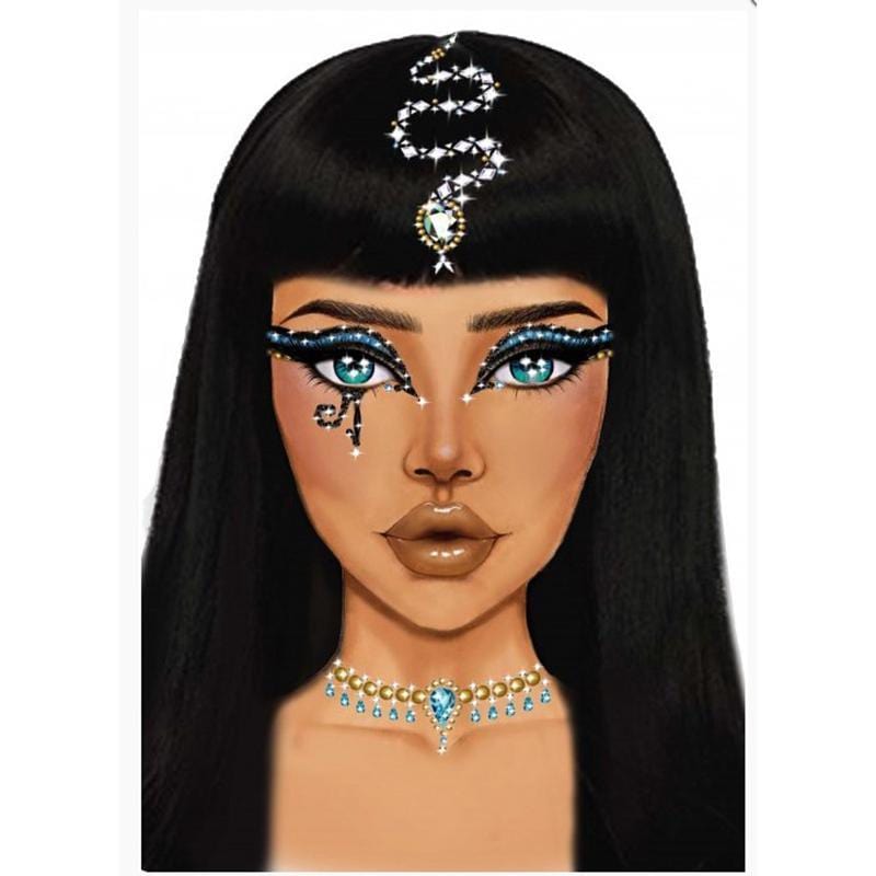 Buy Costume Accessories Cleopatra adhesive face jewels sold at Party Expert