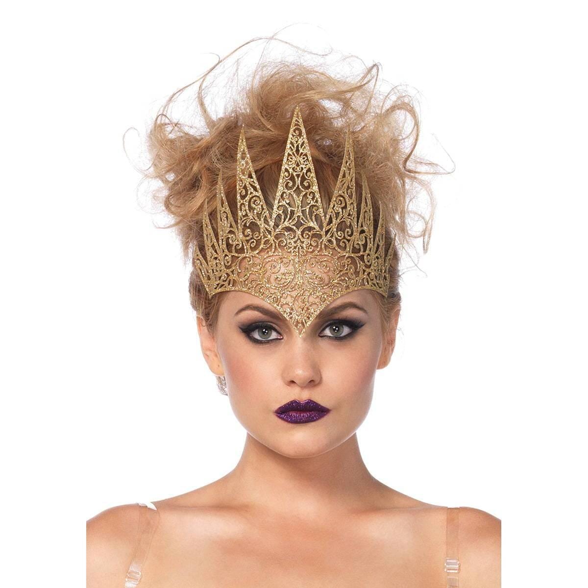 Buy Costume Accessories Gold die cut royal crown for adults sold at Party Expert