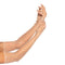 Buy Costume Accessories Long beige mesh glove with diamonds for adults sold at Party Expert