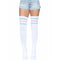 LEG AVENUE/SKU DISTRIBUTORS INC Costume Accessories White Athletic Thigh-High Hosiery for Adults 714718560311