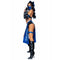 LEG AVENUE/SKU DISTRIBUTORS INC Costumes Blue Ninja Sexy Costume for Adults, Blue and black Crop Top