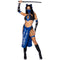 LEG AVENUE/SKU DISTRIBUTORS INC Costumes Blue Ninja Sexy Costume for Adults, Blue and black Crop Top