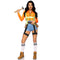 LEG AVENUE/SKU DISTRIBUTORS INC Costumes Construction Worker Sexy Costume for Adults, Romper with Tool Pockets