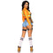 LEG AVENUE/SKU DISTRIBUTORS INC Costumes Construction Worker Sexy Costume for Adults, Romper with Tool Pockets