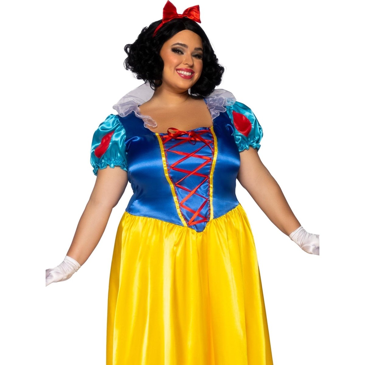 Fairy Tale Snow White Plus Size Costume for Adults | Party Expert Fairy Tale Snow White Plus Size Costume for Adults | Party Expert