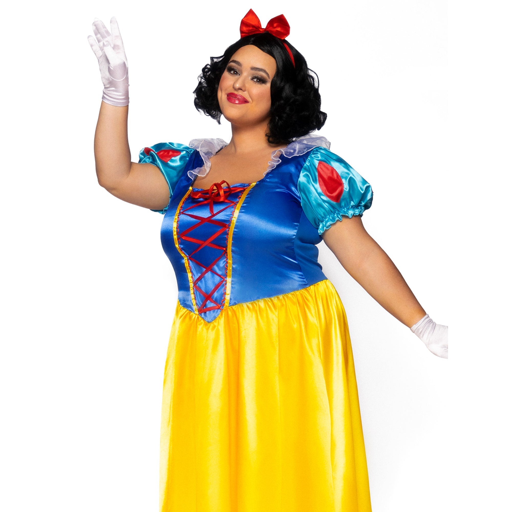 Fairy Tale Snow White Plus Size Costume for Adults, Long Dress – Party  Expert