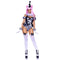 LEG AVENUE/SKU DISTRIBUTORS INC Costumes French Clown Sexy Costume for Adults, Black and White Bodysuit