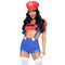 LEG AVENUE/SKU DISTRIBUTORS INC Costumes Gamer Babe Sexy Costume for Adults, Red Crop Top and Blue Short