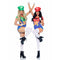 LEG AVENUE/SKU DISTRIBUTORS INC Costumes Gamer Babe Sexy Costume for Adults, Red Crop Top and Blue Short, Mario