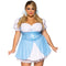 LEG AVENUE/SKU DISTRIBUTORS INC Costumes Gingham Costume for Plus Size Adults, Blue Dress