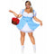 LEG AVENUE/SKU DISTRIBUTORS INC Costumes Gingham Costume for Plus Size Adults, Blue Dress