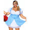 LEG AVENUE/SKU DISTRIBUTORS INC Costumes Gingham Costume for Plus Size Adults, Blue Dress