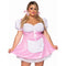 LEG AVENUE/SKU DISTRIBUTORS INC Costumes Gingham Costume for Plus Size Adults, pink Dress with Apron
