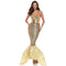 LEG AVENUE/SKU DISTRIBUTORS INC Costumes Golden Glimmer Mermaid Costume for Adults