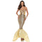 LEG AVENUE/SKU DISTRIBUTORS INC Costumes Golden Glimmer Mermaid Costume for Adults