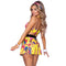 LEG AVENUE/SKU DISTRIBUTORS INC Costumes Mod Chick Sexy Costume for Adults, Flowers Dress