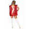 LEG AVENUE/SKU DISTRIBUTORS INC Costumes Power Princess Sexy Costume for Adults, White and Red Bodysuit