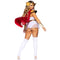 LEG AVENUE/SKU DISTRIBUTORS INC Costumes Power Princess Sexy Costume for Adults, White and Red Bodysuit