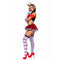 LEG AVENUE/SKU DISTRIBUTORS INC Costumes Royal Queen Sexy Costume for Adults, Red and Black Crop Top