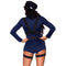 LEG AVENUE/SKU DISTRIBUTORS INC Costumes Sexy Cop Costume for Adults, Blue Romper