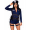 LEG AVENUE/SKU DISTRIBUTORS INC Costumes Sexy Cop Costume for Adults, Blue Romper