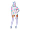 LEG AVENUE/SKU DISTRIBUTORS INC Costumes Ultra Soft Unicorn Sexy Costume for Adults, Pastel Romper