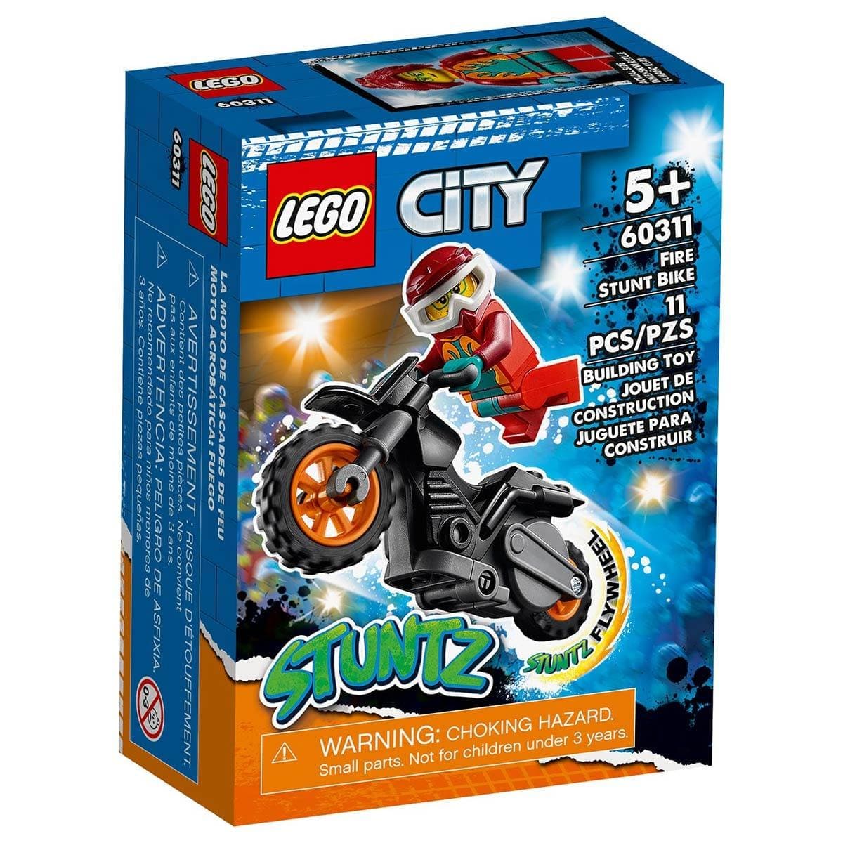 LEGO JOUET K.I.D. INC Toys & Games LEGO City Fire Stunt Bike 60311, Ages 5+