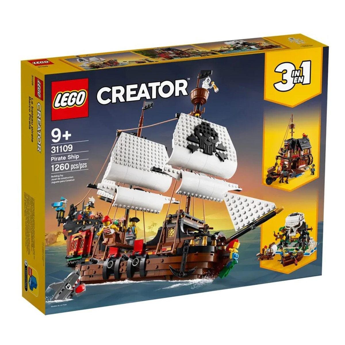 LEGO JOUET K.I.D. INC Toys & Games LEGO Creator Pirate Ship 31109, Ages 9+